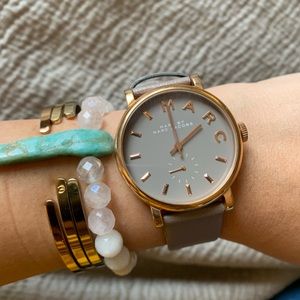 LIKE NEW! Marc Jacobs Grey and Rose Gold Watch